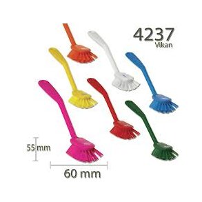 Opvaskebrste m/skrabekant. Medium