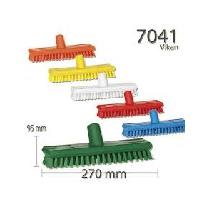 Vikan Gulvskrubbe m/vandgennemlb, 270mm.