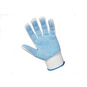 Strikhandske m/dotter 100%polyester