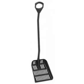 Vikan Ergo. Skovl m/drnhuller, 1305 SORT.