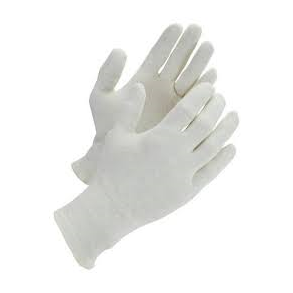 Inderhandsker Bomuld 180g.