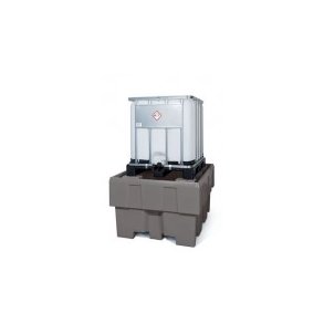 Opsamlingskar 1300x900x350 m/PE rist. T/IBC