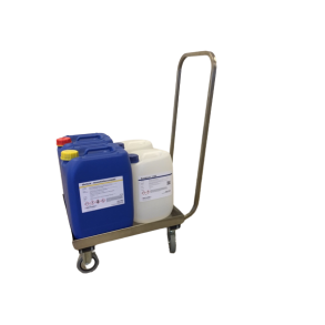 Rustfri Transportvogn t/10-25ltr. dnk.