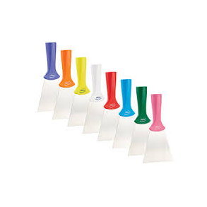 Rustfri Skraber m/gev. i hndtag.